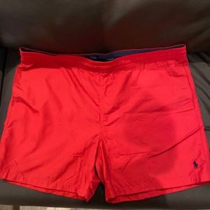 Polo Swim Shorts, size XXL, color Red, good conditions